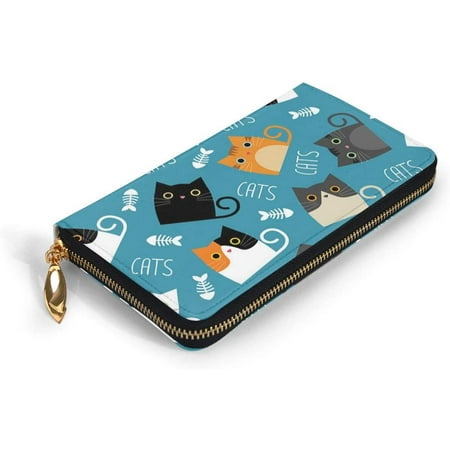 Brain Wallets For Men Women Long Leather Checkbook Card Holder Purse Zipper Buckle Elegant Clutch Ladies Coin Purse Brain Wallets For Men Women Long Leather Checkbook Card Holder Purse Zipper Buckle Elegant Clutch Ladies Coin Purse